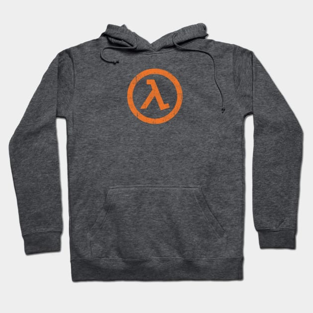 Half Life Lamba Symbol Hoodie by huckblade